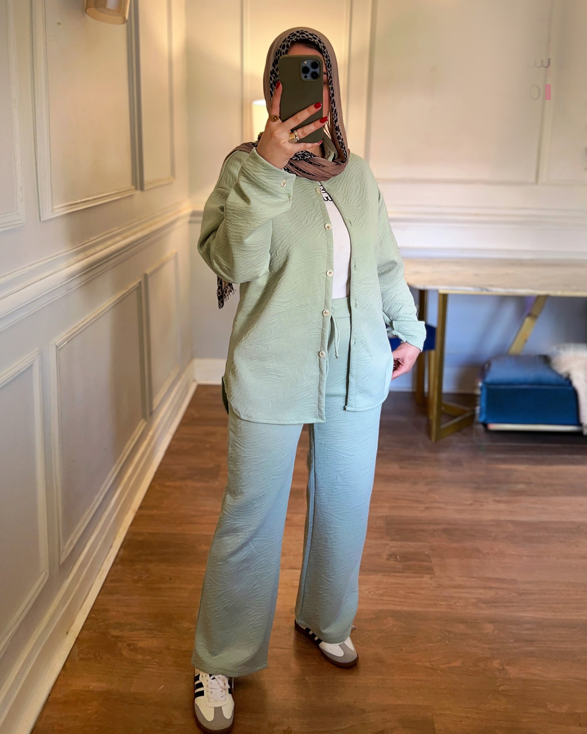Textured Elegant Set | Beige - Eva Fashion - Online Clothing Strore for Women
