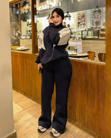 Contrast Panel Zip Tracksuit