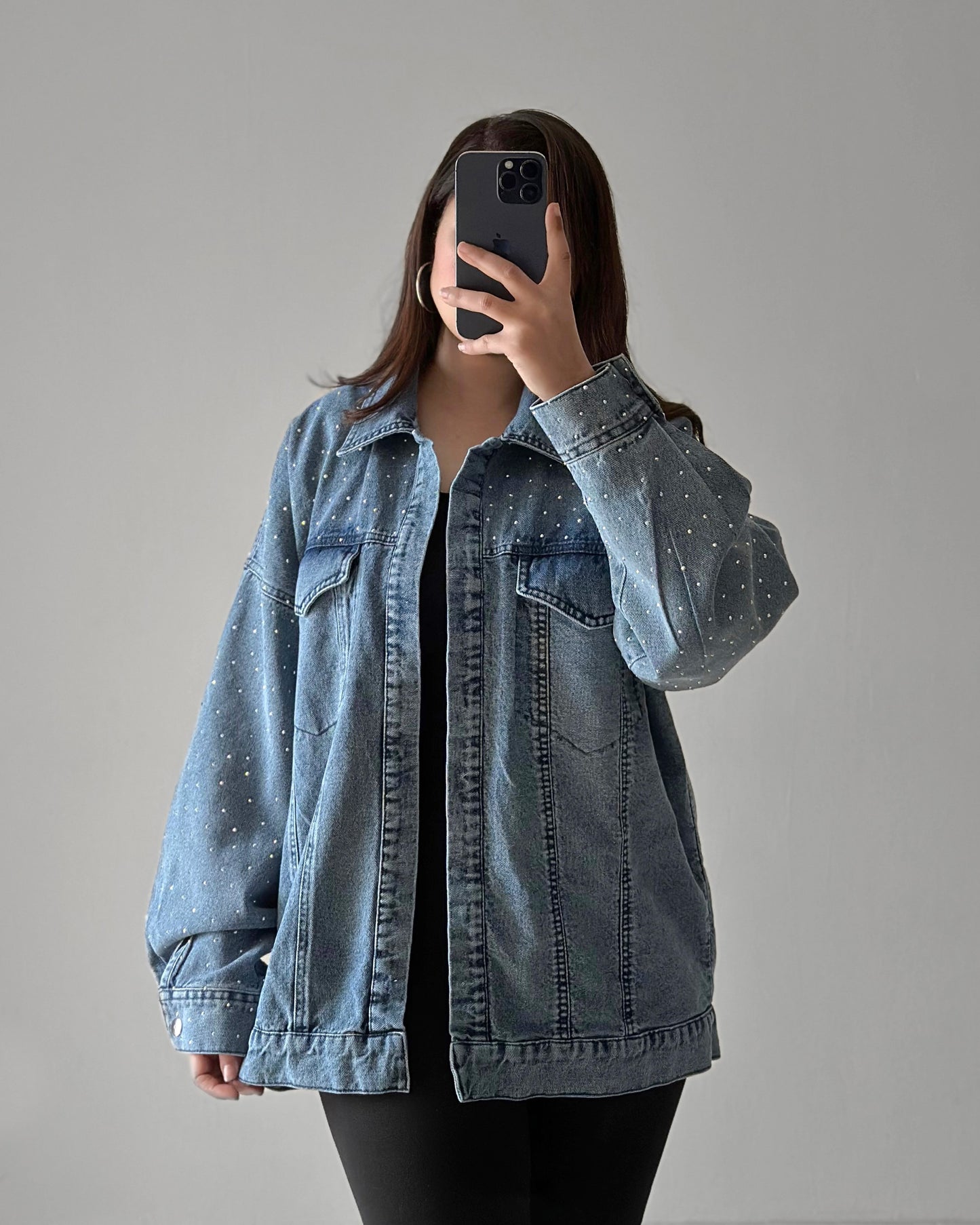 Relaxed Fit Denim Shirt Jacket | Light Wash - Eva Fashion - Online Clothing Store for Women
