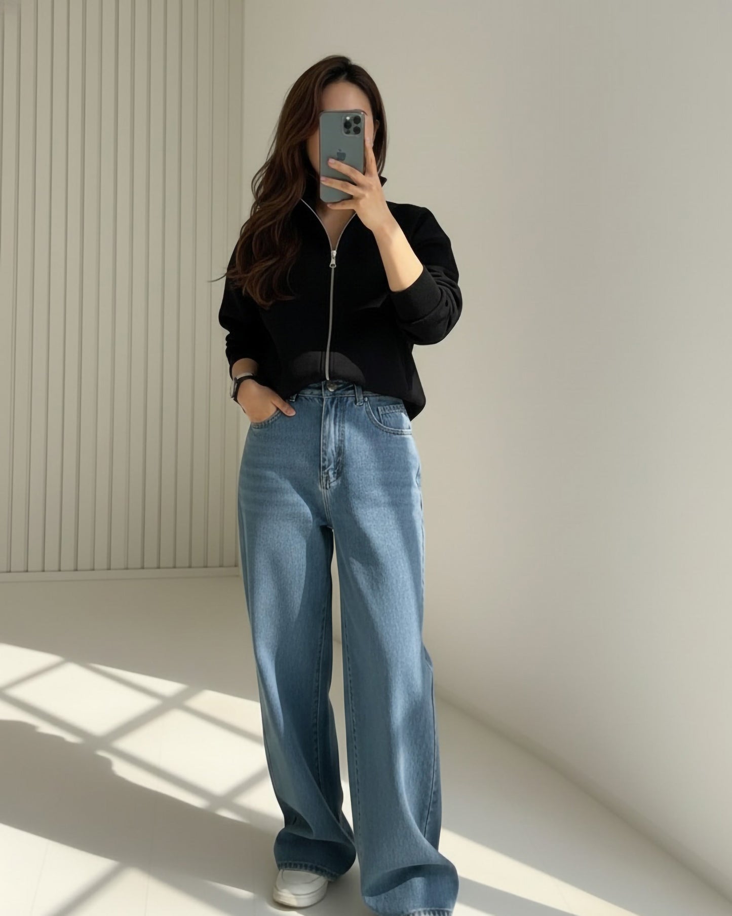 Essential Zip-Up Jacket | Black - Eva Fashion - Online Clothing Store for Women