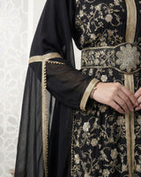Golden Vine Embellished Kaftan