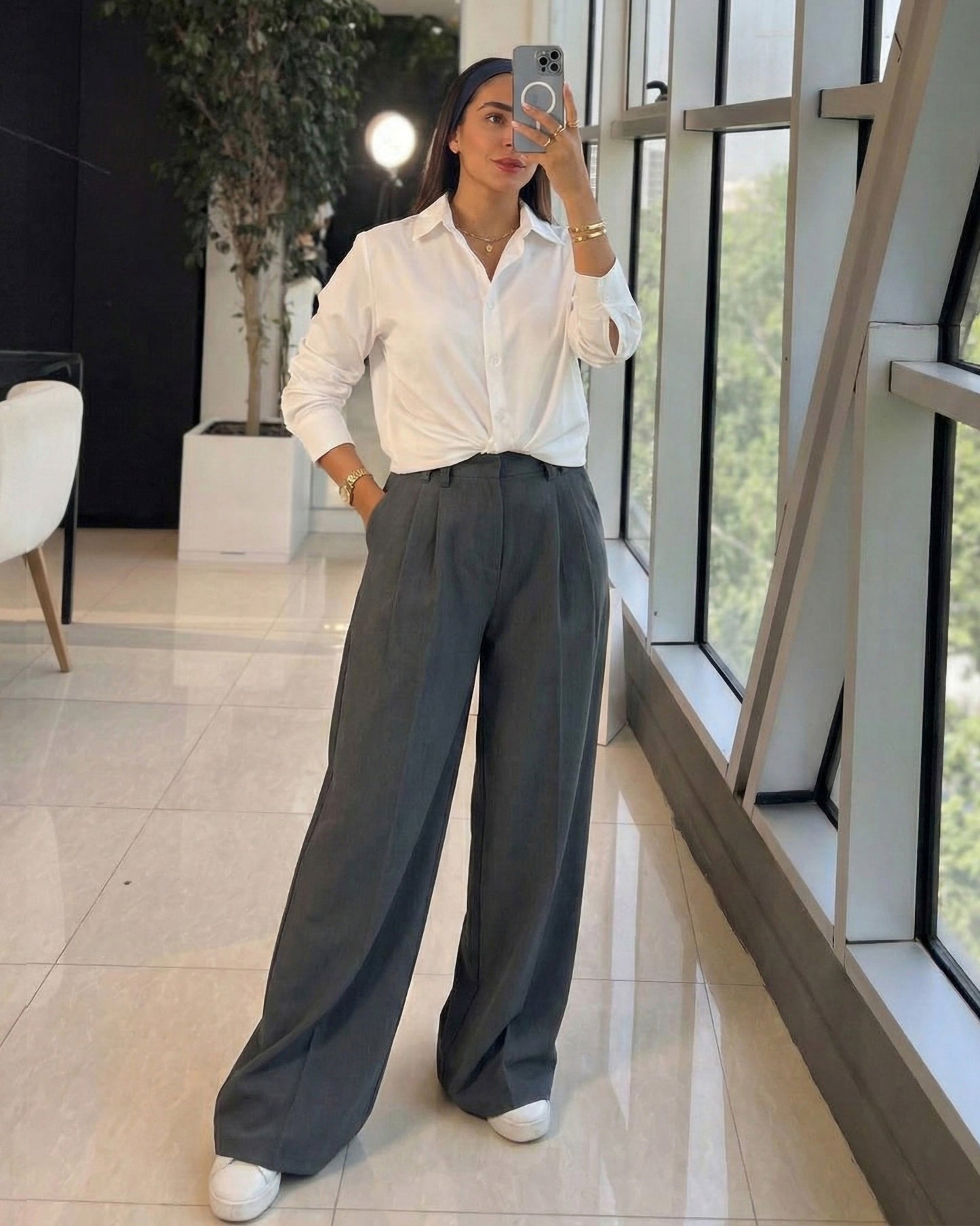 Minimal Chic Wide-Leg Pants - Eva Fashion - Online Clothing Store for Women