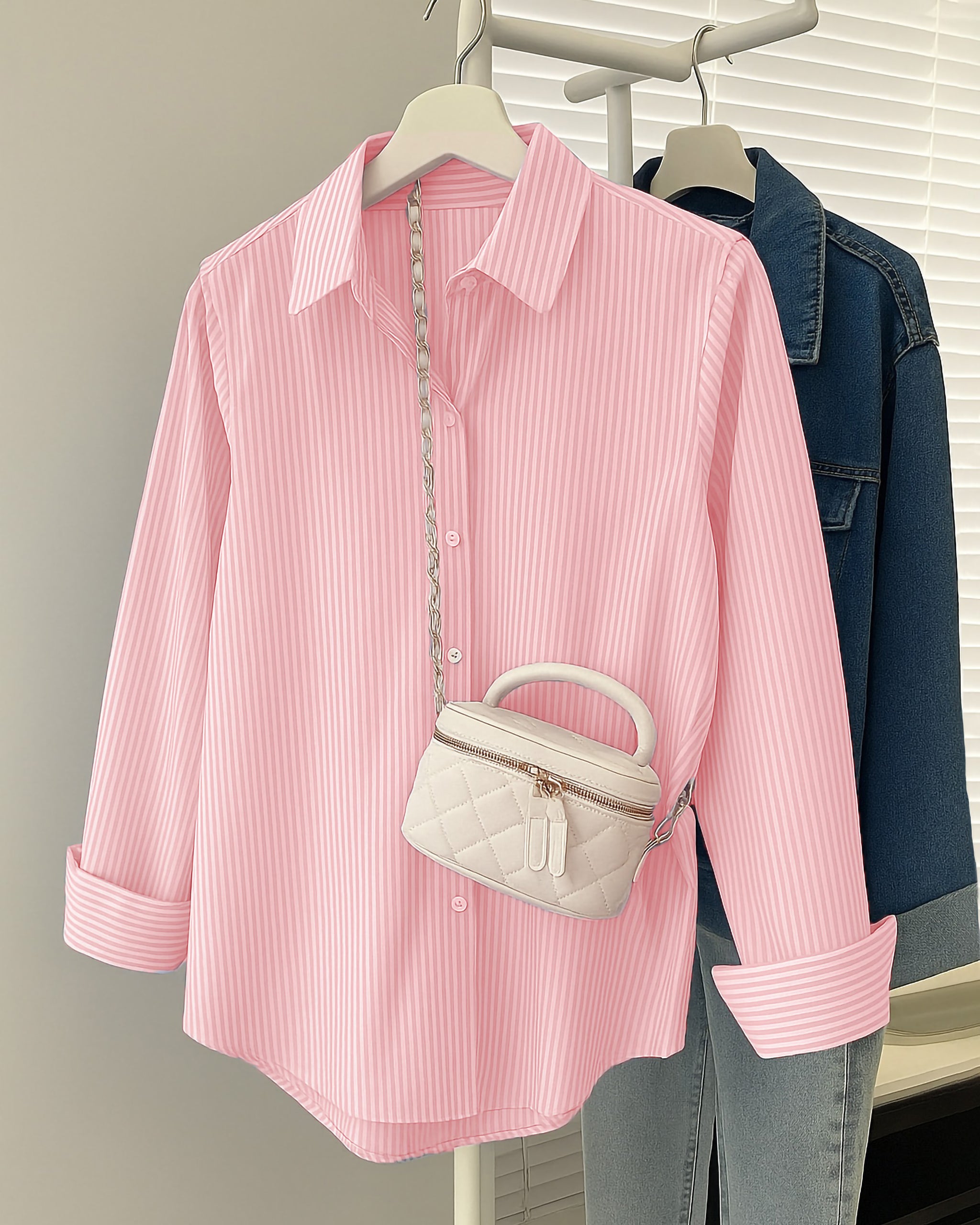 Classic Striped Cotton Shirt