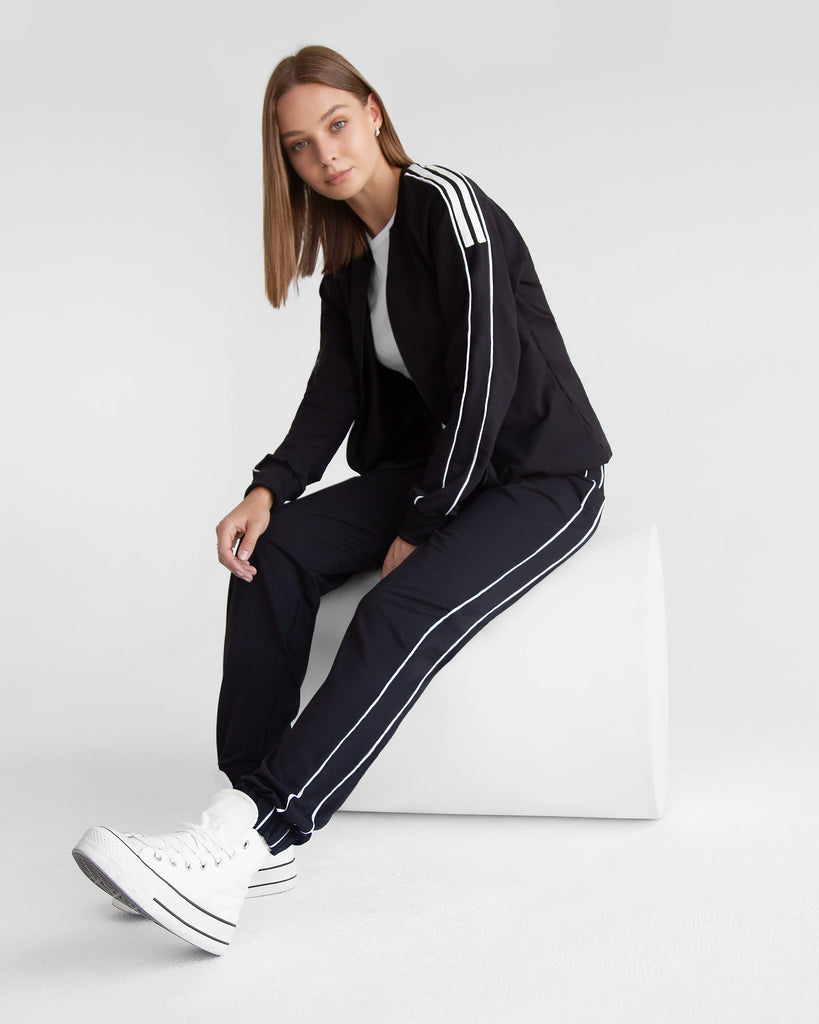 Side Double Striped Tracksuit