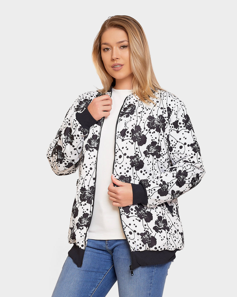 Floral Print Wind Jacket