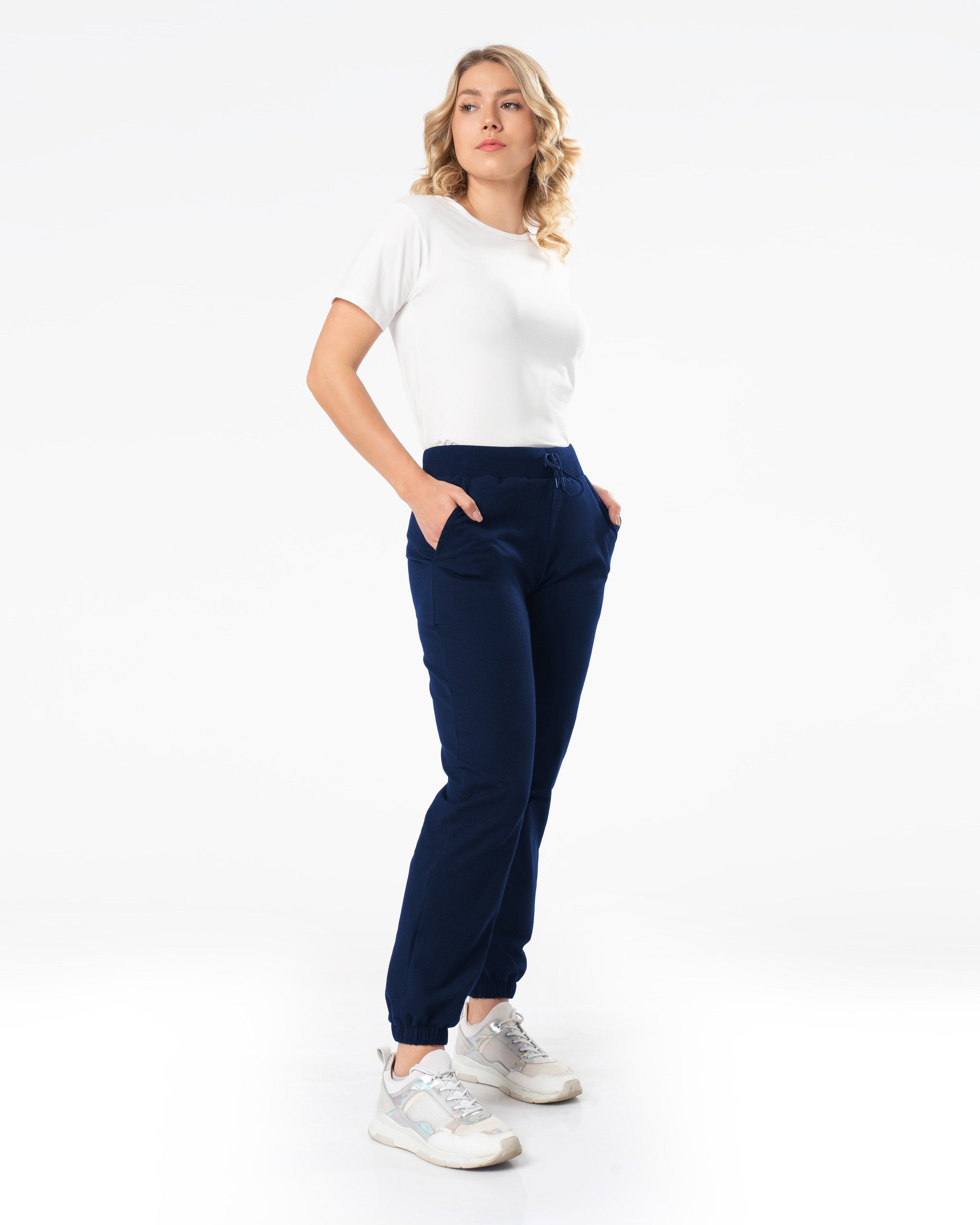 بنطلون قطن بجيوب