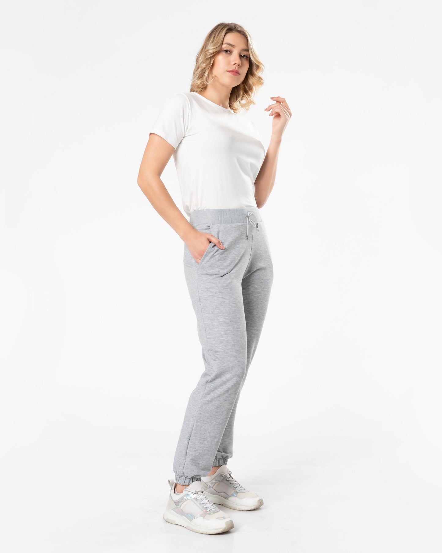 بنطلون قطن بجيوب