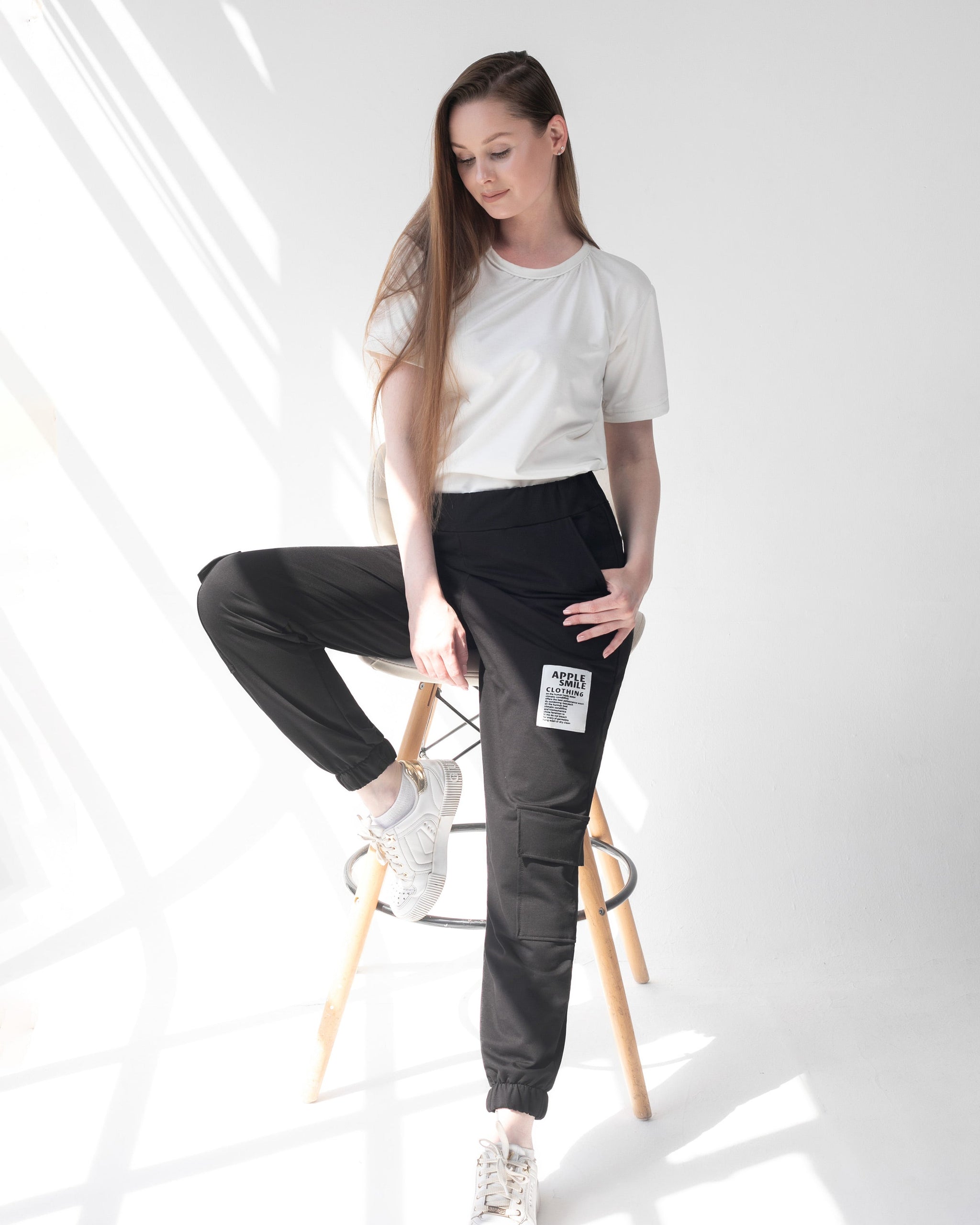 Badge Cargo Sweatpants