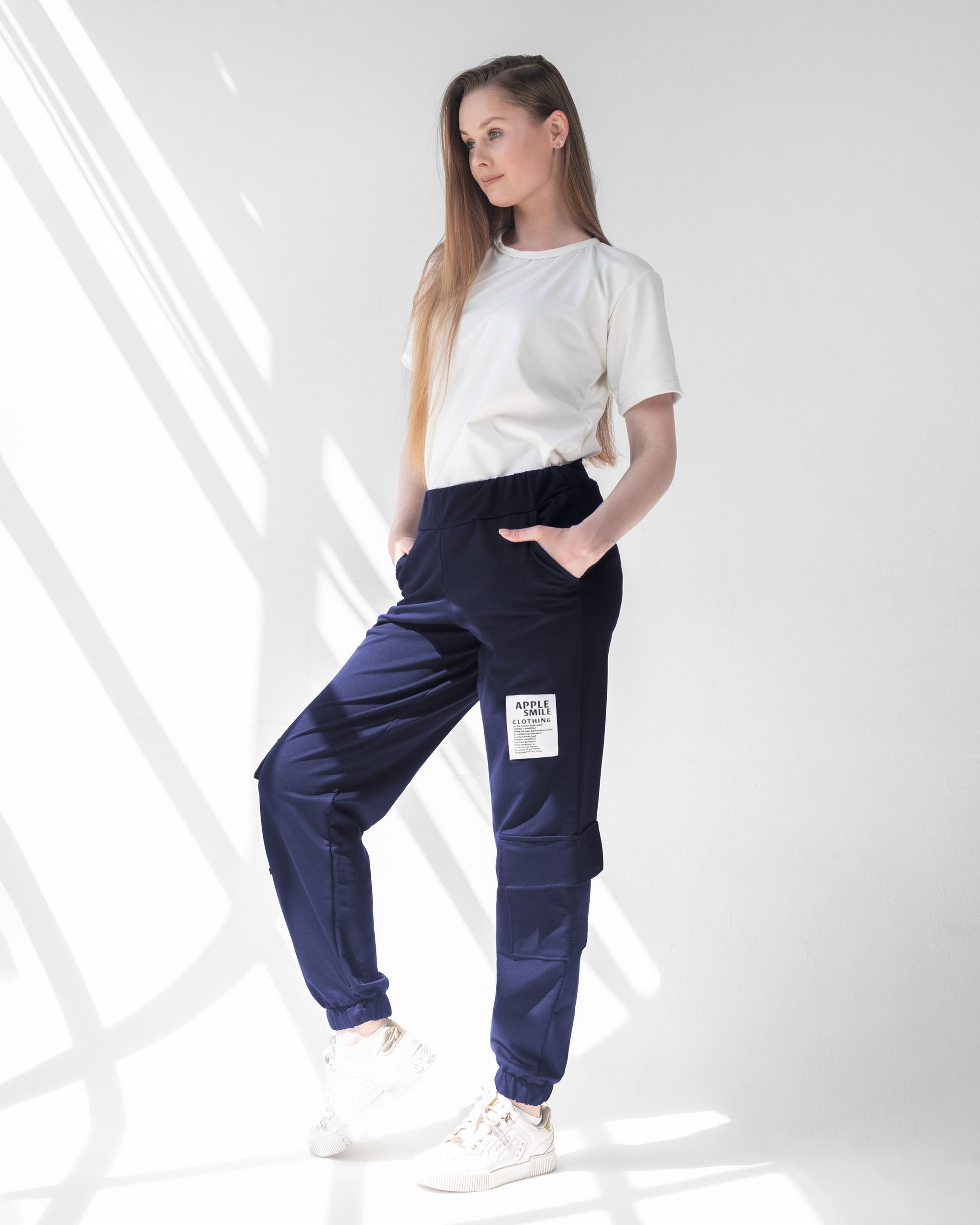 Badge Cargo Sweatpants