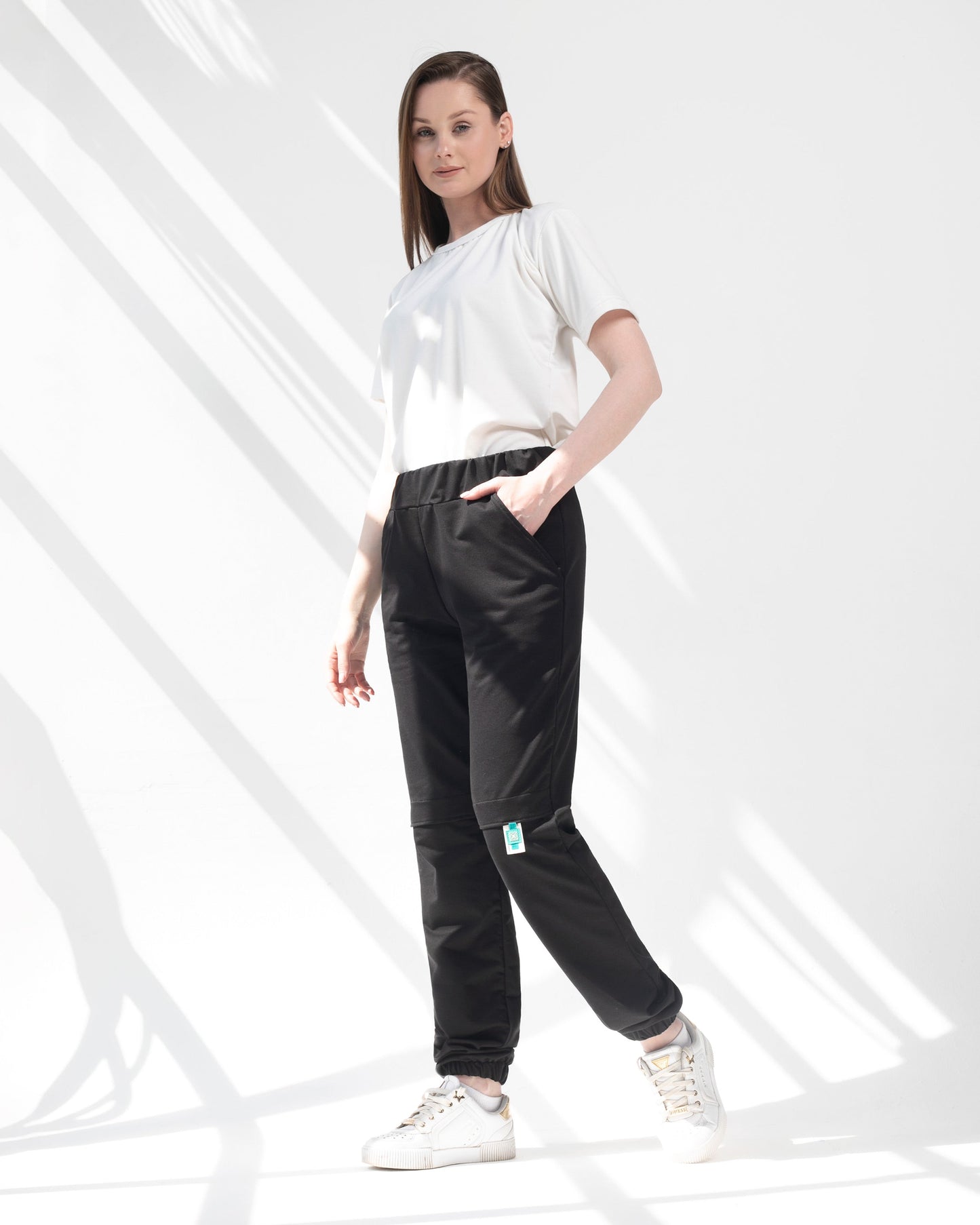 Badge Cotton Sweatpants